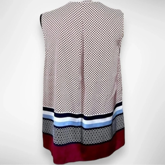 TOMMY HILFIGER Sleeveless Blouse Size Medium EUC - Picture 4 of 6